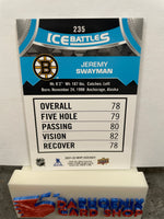 Jeremy Swayman  Bruins 2021-22  Upper Deck MVP Ice Battles Rookie #235