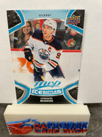 Connor McDavid Oilers 2021-22 Upper Deck MVP Ice Battles#220