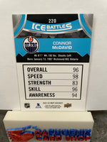 Connor McDavid Oilers 2021-22 Upper Deck MVP Ice Battles#220