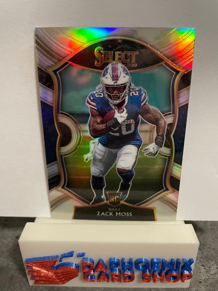 Zack Moss  Bills 2020 Panini Select Silver Prizm Rookie #69