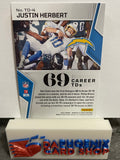 Justin Herbert  Chargers 2022 Panini Rookie & Stars Touchdown Club #TD-4