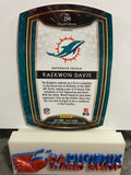 Raekwon Davis  Dolphins 2020 Panini Select Red-Die Cut Prizm Rookie #296