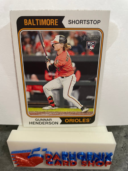 Gunnar Henderson   Orioles 2023 Topps Heritage Rookie #64