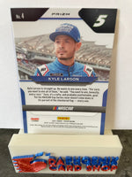 Kyle Larson   2021  NASCAR Panini Prizm Hyper Blue Prizm  #4