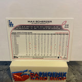 Max Scherzer  Dodgers 2022 Topps #310