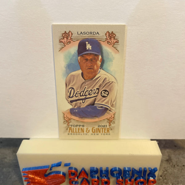 Tommy Lasorda  Dodgers 2021 Topps  Allen & Ginter's Mini A & G Back #303 SP