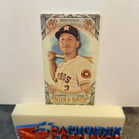 Alex Bregman Astros 2021 Topps Allen & Ginter's Black Mini #8