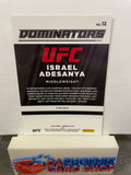 Israel Adesanya  UFC 2022 Panini Donruss Optic Dominators Holo Prizm #13