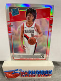 CJ Elleby Trail Blazers 2020-21 Donruss Optic  Holo Prizm Rookie#195