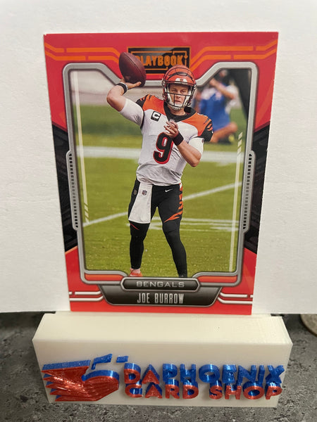 Joe Burrow  Bengals 2021 Panini Playbook Orange #13