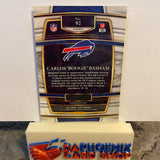 Carlos "Boogie" Basham  Bills 2021 Panini Select Silver Prizm Rookie #92
