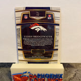 Teddy Bridgewater Broncos 2021 Panini Select Silver Prizm#12