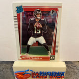 Feleipe Franks Falcons 2021 Panini Donruss Optic Rated Rookie #299