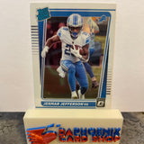 Jermar Jefferson  Lions 2021 Panini Donruss Optic Rated Rookie #296