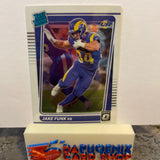 Jake Funk  Rams 2021 Panini Donruss Optic Rated Rookie #295