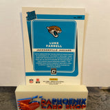 Luke Farrell Jaguars 2021 Panini Donruss Optic Rated Rookie #287