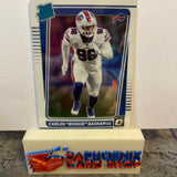 Carlos "Boogie" Bashan   Bills 2021 Panini Donruss Optic Rated Rookie #277