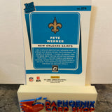 Pete Werner  Saints 2021 Panini Donruss Optic Rated Rookie #276