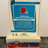 Jeremiah Owusu-Koramoah   Browns 2021 Panini Donruss Optic Rated Rookie#274