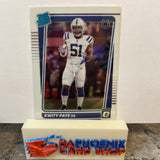 Kwity Paye  Colts 2021 Panini Donruss Optic Rated Rookie #248
