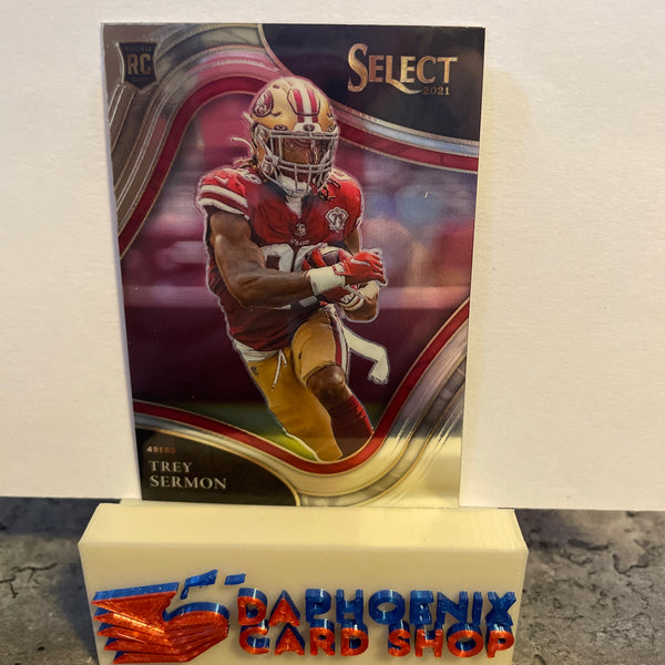 Trey Sermon  49ers 2021 Panini Select Rookie #368