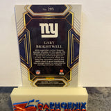 Gary Brightwell  Giants 2021 Panini Select  Rookie#295