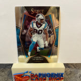 Chuba Hubbard  Panthers 2021 Panini Select Rookie#176