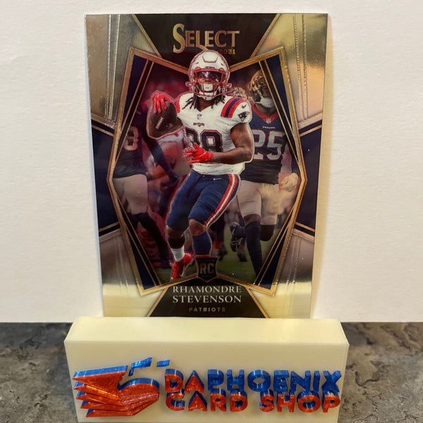 Rhamondre Stevenson   Patriots 2021 Panini Select Rookie #175