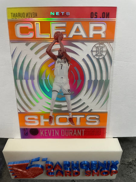 Kevin Durant   Nets 2020-21 Panini Illusions Clear Shots #20