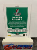 Damian Lillard Trail Blazers 2021-22 Panini Donruss Holo Orange Laser #96