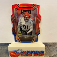 Trey Hendrickson   Bengals 2021 Panini Select Red & Blue Die-Cut Prizm#209