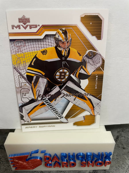 Jeremy Swayman  Bruins 2021-22  Upper Deck MVP 20th Anniversary Rookie #95