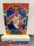 Immanuel Quickley Knicks 2020-21 Panini Select Red,White & Orange Rookie#85