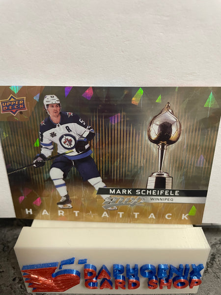 Mark Scheifele Jets 2021-22 Upper Deck MVP Hart Attack Gold #HA-7