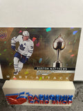 Auston Matthews Maple Leafs 2021-22 Upper Deck MVP Hart Attack Gold #HA-3