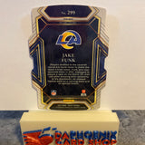 Jake Funk  Rams 2021 Panini Select Red & Blue Die-Cut Prizm  Rookie #299