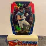 Luke Farrell  Jaguars 2021 Panini Select Red & Blue Die-Cut Prizm Rookie #194