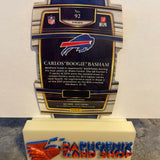 Carlos "Boogie" Basham  Bills 2021 Panini Select Red & Blue  Prizm Rookie #92