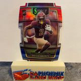 Dyami Brown  Washington 2021 Panini Select Red & Blue Die-Cut Prizm Rookie#67