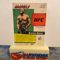 Kamaru Usman  UFC 2022 Panini Donruss Octagon Marvels Press Proof Pink #12