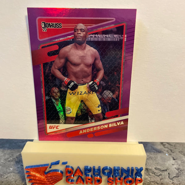 Anderson Silva  UFC 2022 Panini Donruss Purple Flood #71