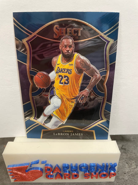 LeBron James  Lakers 2020-21 Panini Select Blue #23