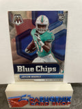 Jaylen Waddle  Dolphins 2021 Panini Mosaic Blue Chips Rookie #8