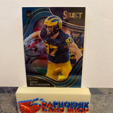 Aidan Hutchinson   2022 Panini Select Draft Picks Blue Rookie  #198
