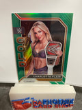 Charlotte Flair  WWE 2022 Panini Prizm WWE Gold Green Prizm #18
