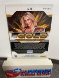 Charlotte Flair  WWE 2022 Panini Prizm WWE Gold Green Prizm #18