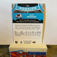Alex Newhook  Avalanche 2021-22 Upper Deck MVP  Rookie #234 SP