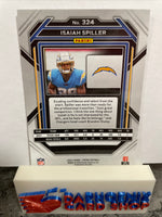 Isaiah Spiller  Chargers 2022 Panini Prizm Rookie #324