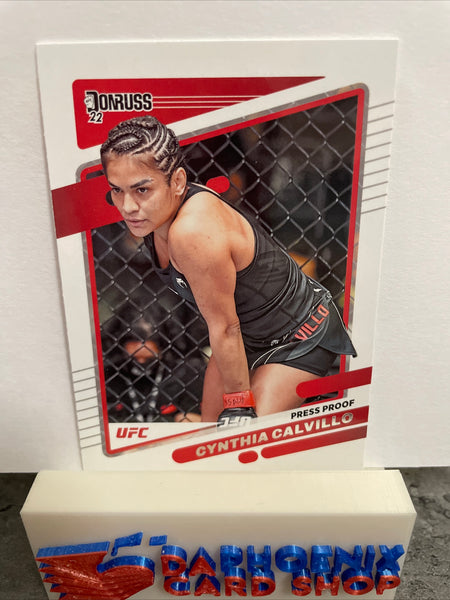 Cynthia Calvillo  UFC 2022 Panini Donruss Press Proof Silver #47