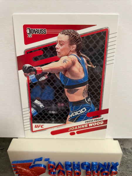 Joanne Wood  UFC 2022 Panini Donruss Press Proof Silver#2